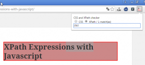 xpath-checker-chrome